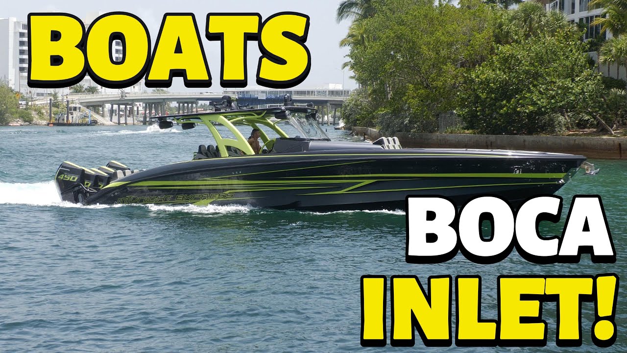 Boats Entering & Exiting Boca Inlet | Rough Waters & Big Action! 🚤🌊