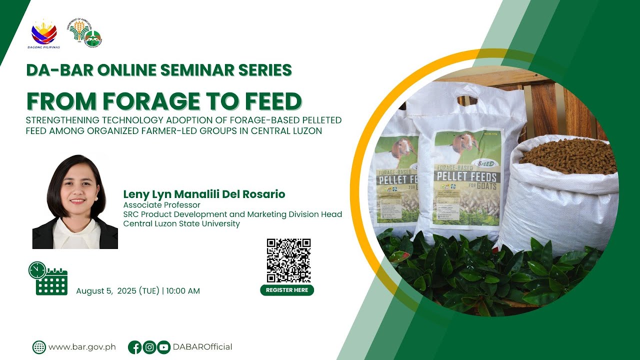 From Forage to Feed: Strengthening Technology Adoption of Forage-based Pelleted Feed