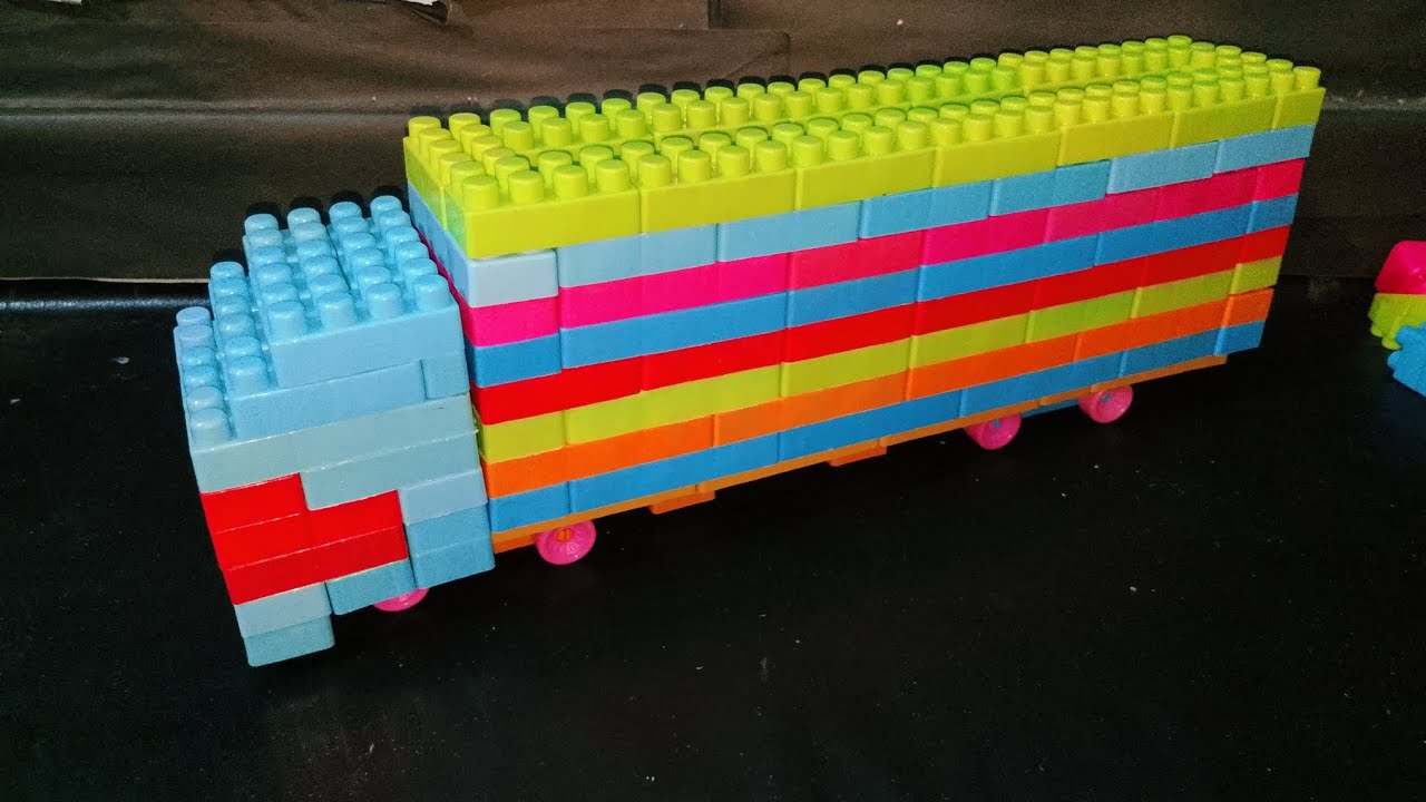 Satisfying DIy Lego Big Truck/ASMR building block/block game #buildingblocks 