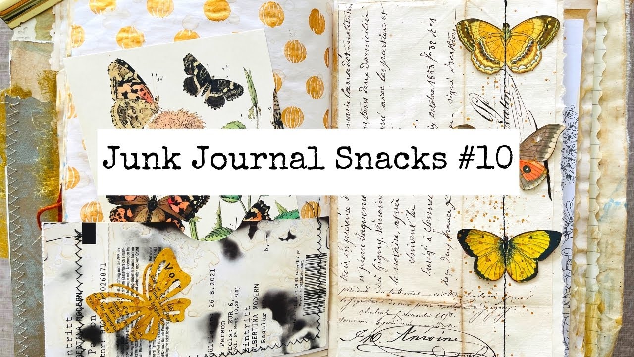 Junk Journal Snacks #10 - Bitesized Inspiration For Your Journal!