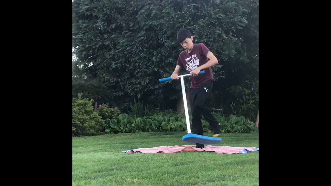 Insane flat trampoline scooter edit