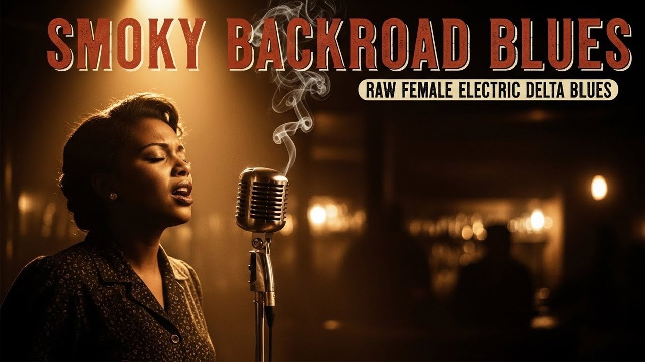 SMOKY BACKROAD BLUES | Raw Vintage Female Electric Delta Blues (1950s Southern Juke Joint)