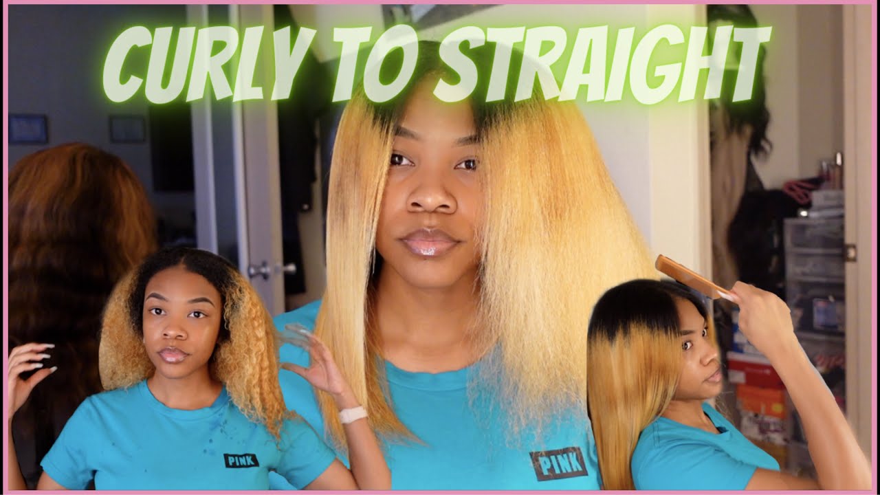 Curly to Straight 3C/4B ✨ft. Duvolle Rendezvous Titanium Styling Iron w/ Coupon Code | Akeira Janee&rsquo;