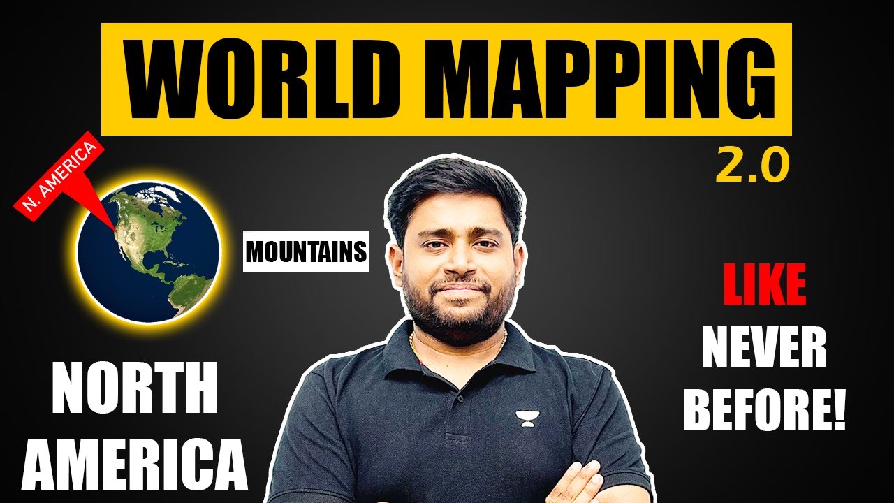 Complete World Maps (North America - Mountains)| World Mapping by Sudarshan Gurjar