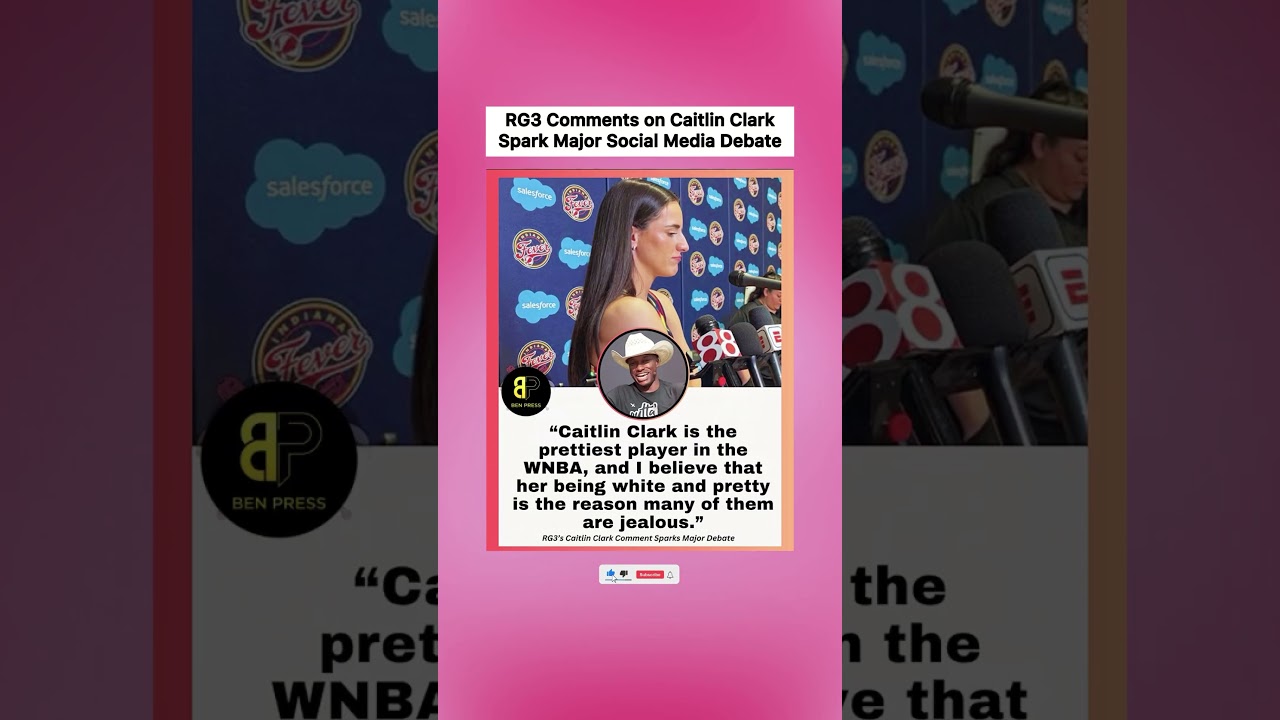 RG3 Ignites Online Debate Over Controversial Caitlin Clark Comments! 🎙️🔥 #shorts