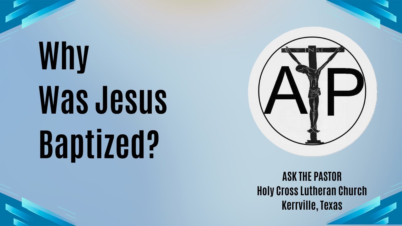 Почему Иисус крестился?
