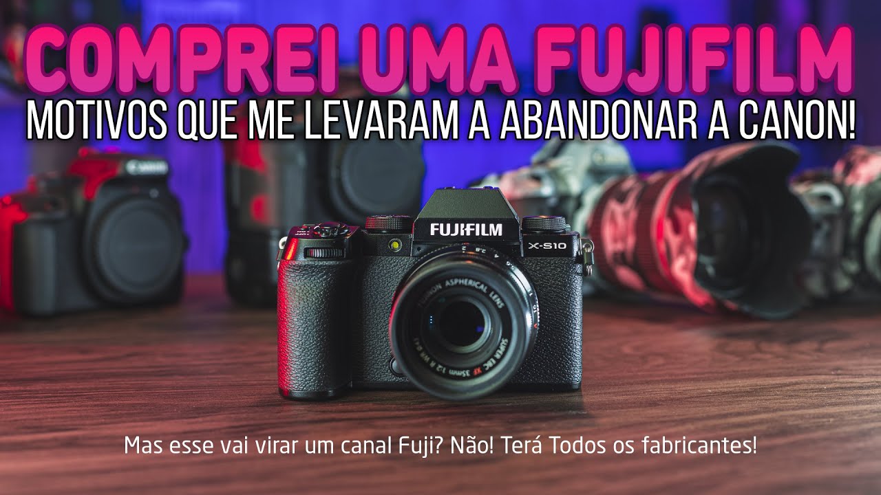 Comprei uma Fujifilm - Motivos Que me Levaram a Abandonar a Canon!