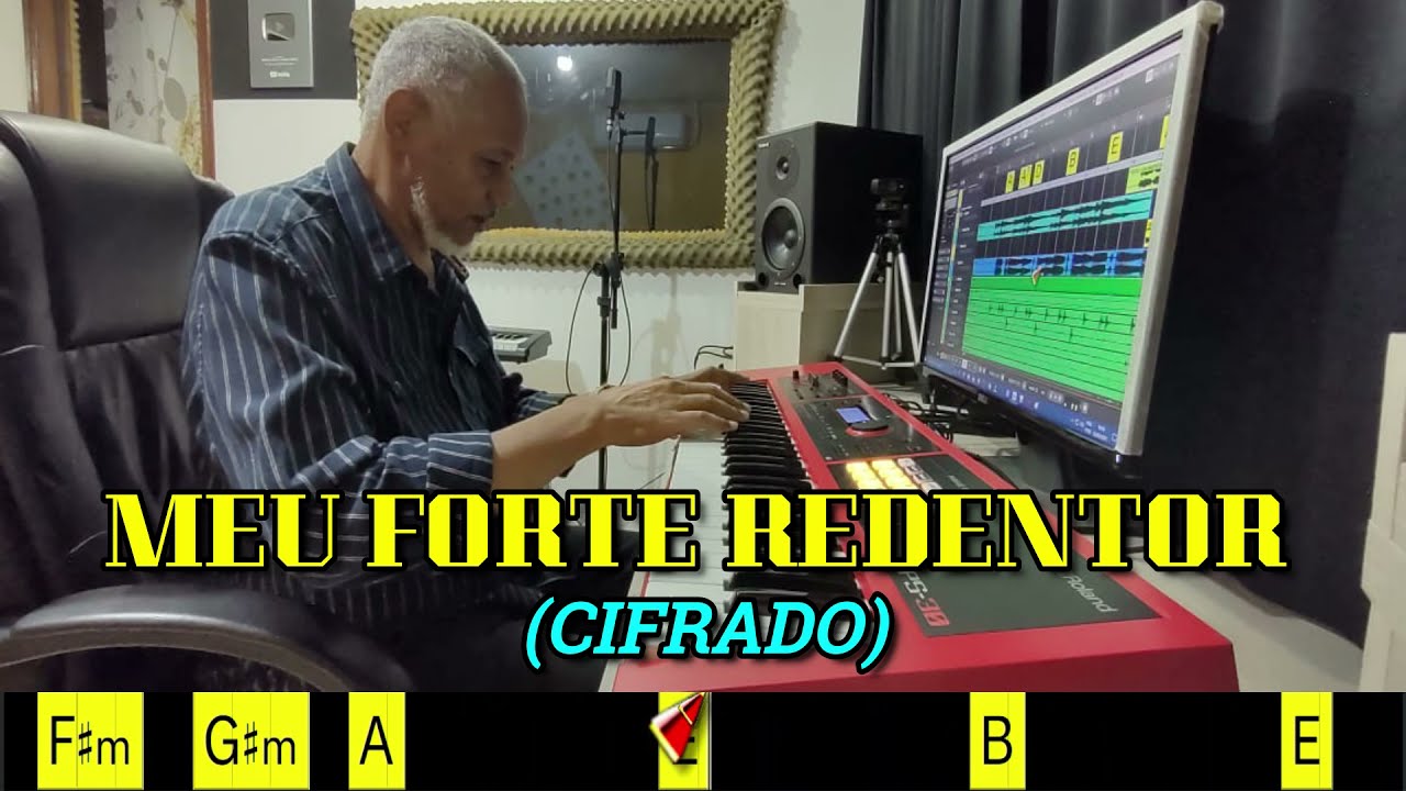 MEU FORTE REDENTOR - 78. HARPA CRISTÃ- (CIFRADO) - Carlos José