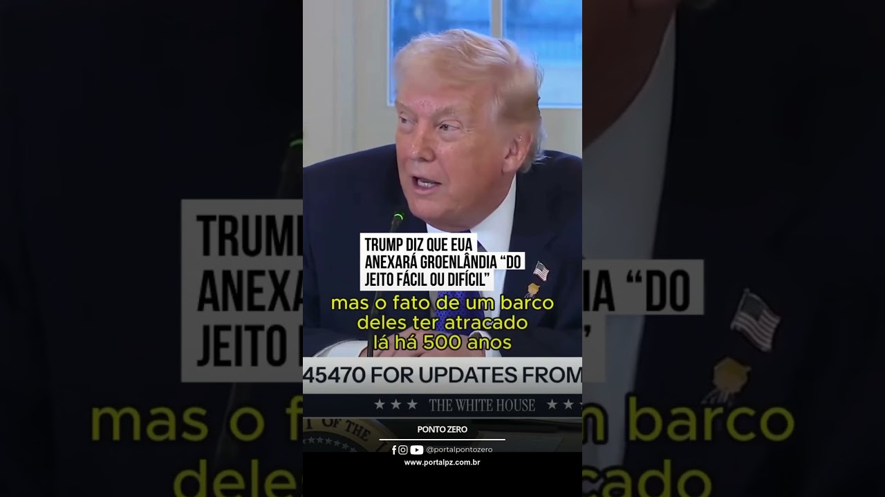 Trump, afirmou que Washington tomará “alguma providência” para anexar a Groenlândia