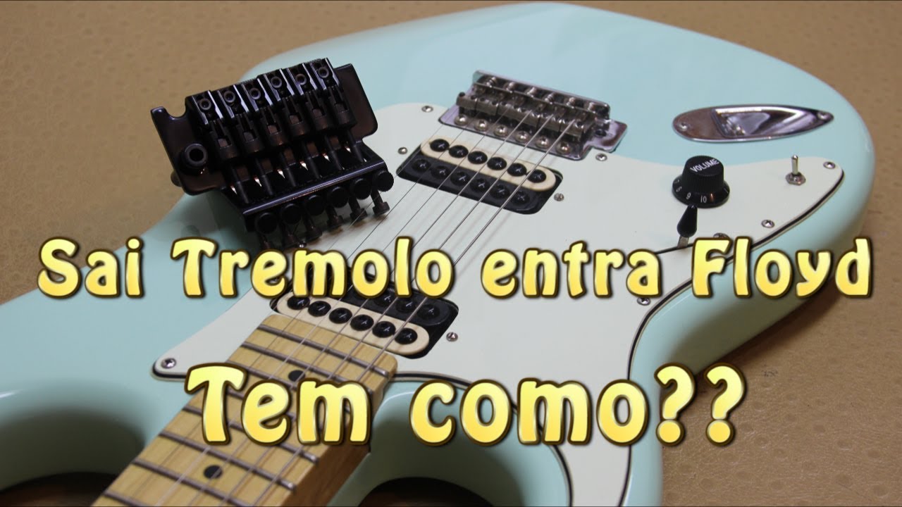 Guitarra Tagima T-635 - Troca de ponte Tremolo para Floyd - Luth. Brunelli