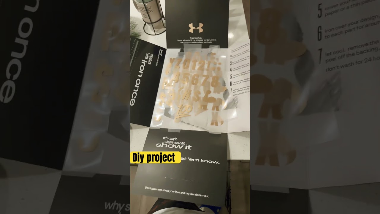 Thank you under Armour 