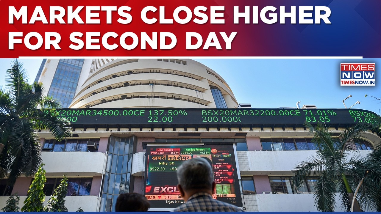 Dalal Street Ends in Green: Sensex Crosses 77,100 Mark | Markets Close Higher For Second Day | Watch