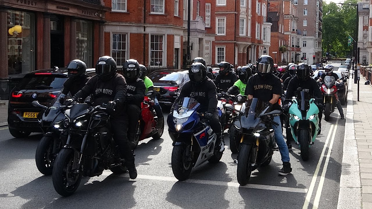 SUPERBIKES in London 2025.BMW S1000RR,Suzuki GSXR 750,Yamaha R1M