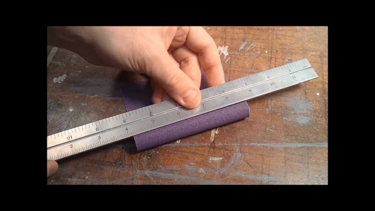 Inside radius sanding block