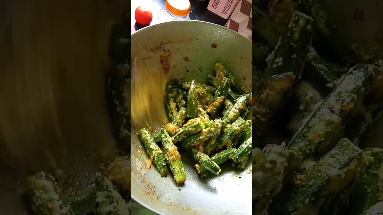 Spicy Okra Recipe 😋👌#shortfeed#okra#spicy#healthyfood#musttry#summerfood#fypviral#subscribe# #food