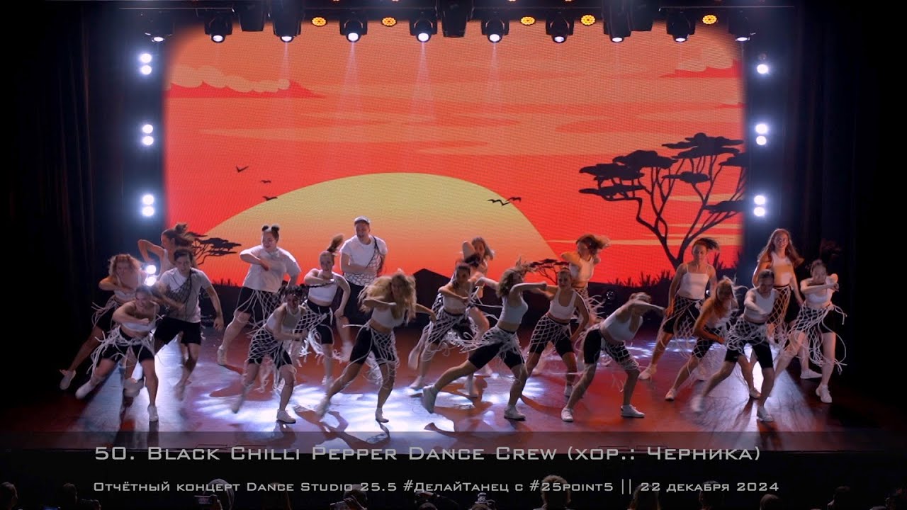 50. Команда Black Chilli Pepper Dance Crew. Choreo by Chernika || Отчётный концерт Dance Studio 25.5