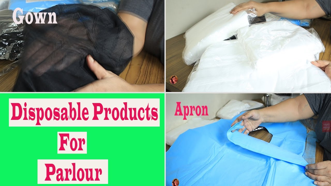 Disposable Products That Can Be Use In Beauty Clinic/Parlor-Bed Sheets, Towel, Apron, Gown Etc.