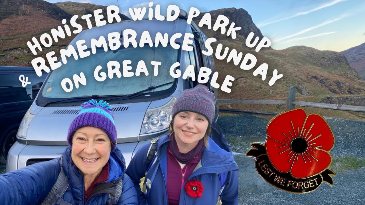 Honister wild park up and Great Gable remembrance service
