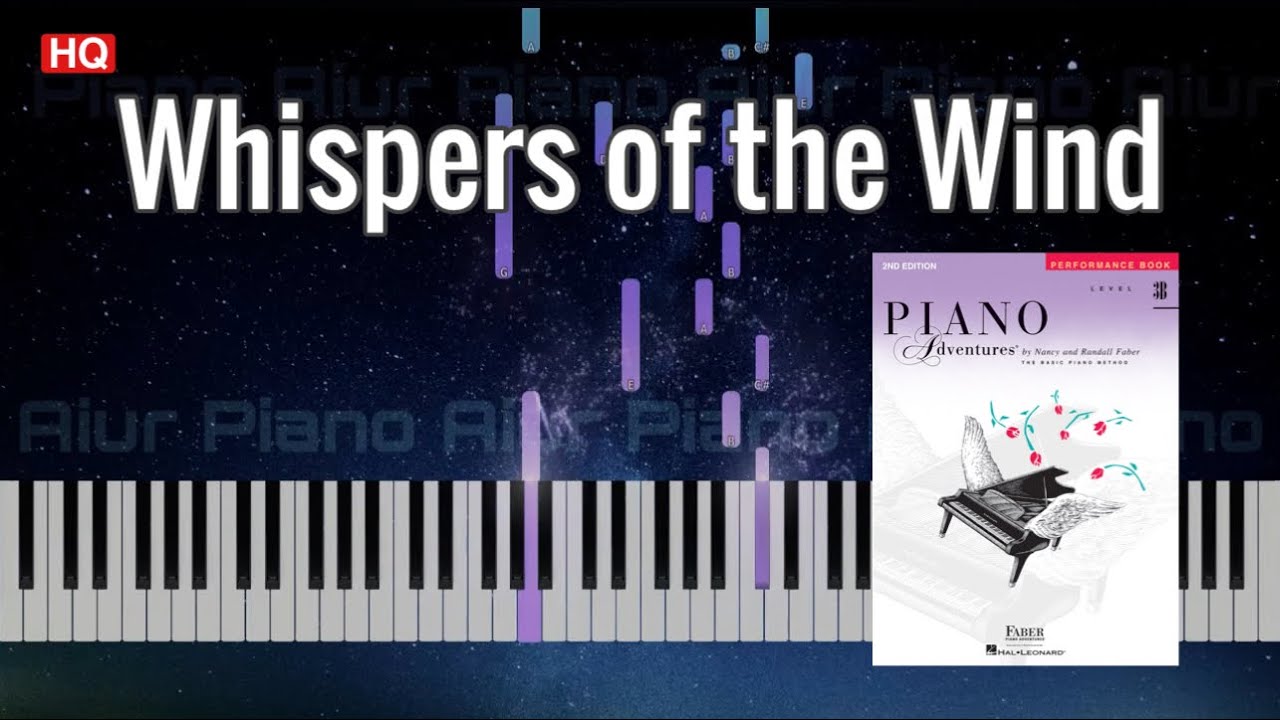 Whispers of the Wind | Piano Adventures 3B Performance Book