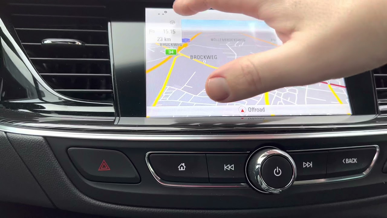 Opel Insignia B 2017 - 2019 Navigation - Tour