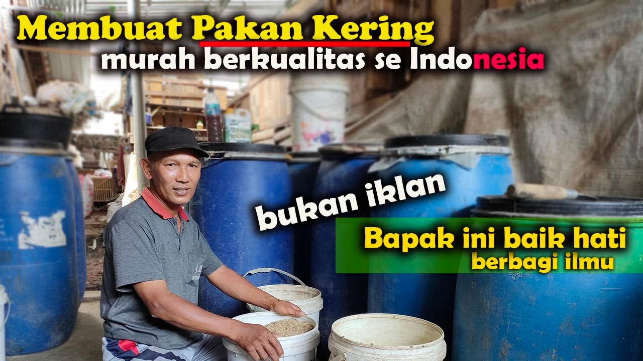 Tips Membuat pakan kering murah berkualitas se indonesia‼️ternak kambing tanpa angon dan ngarit