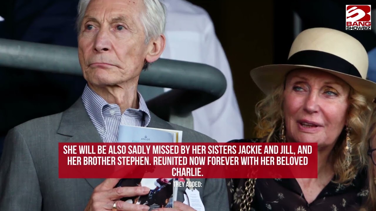 Shirley Watts: Wife of Rolling Stones drummer Charlie Watts dies aged 82