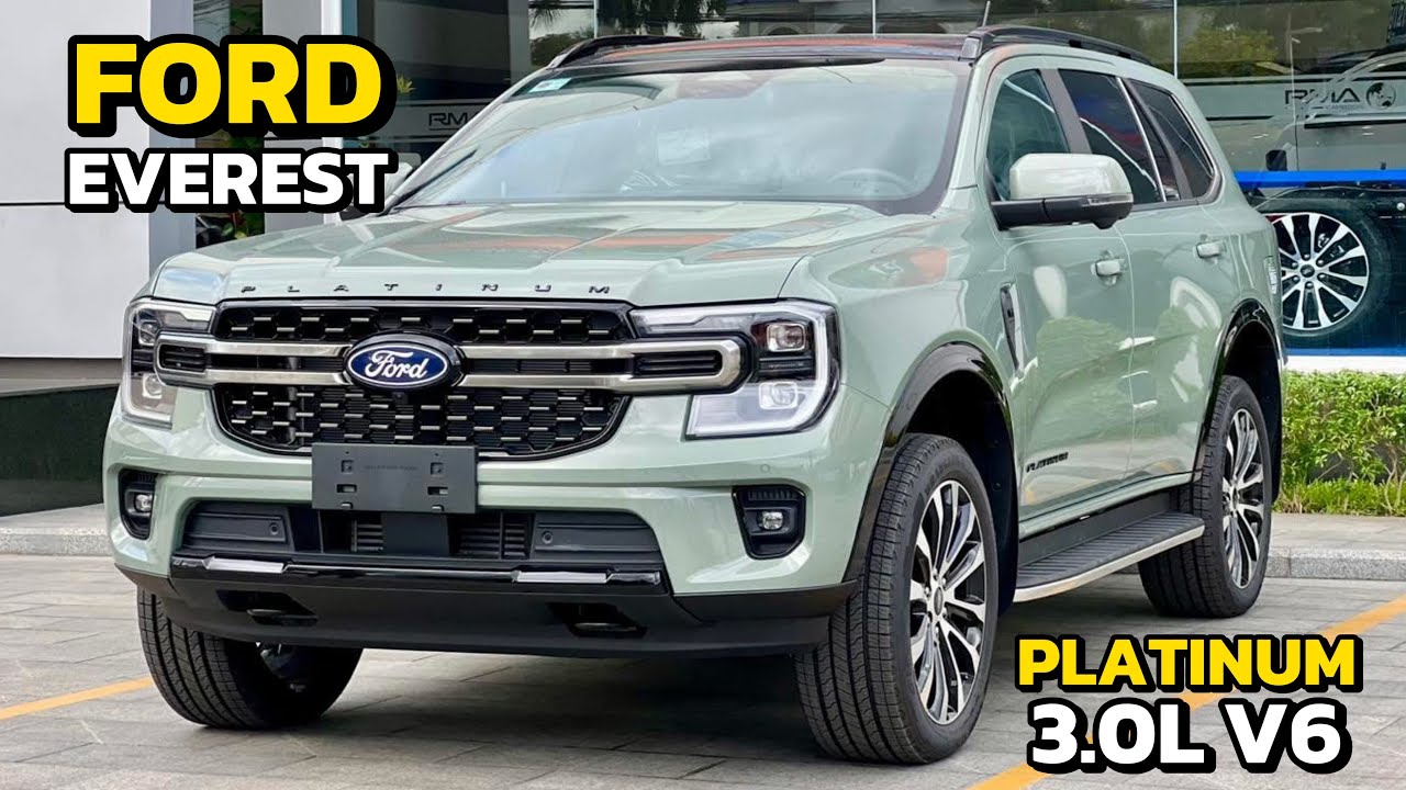 New Ford Everest Platinum (2026) - Luxury SUV 7-Seater Engine V6 3.0L Acacia Green  Depth Walkaround