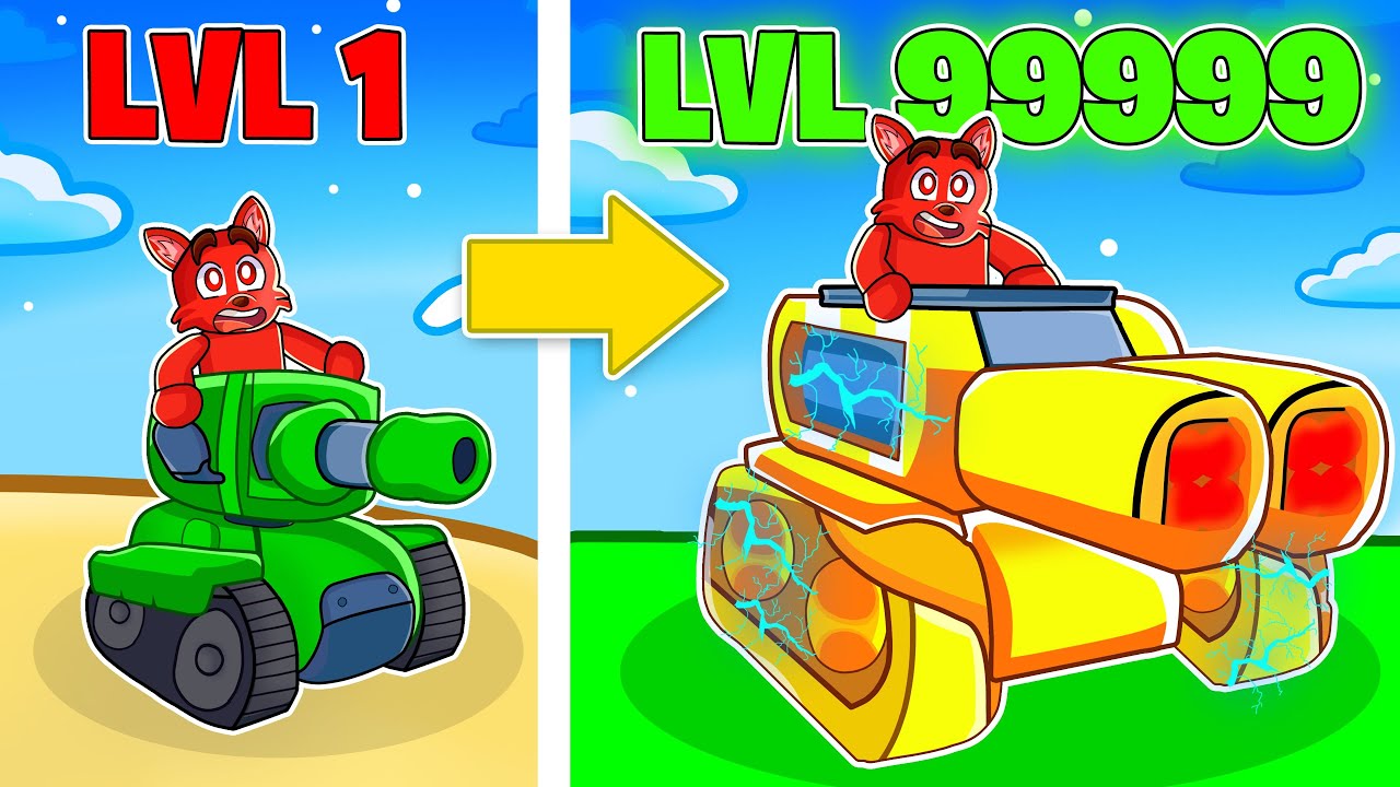 CZOŁG 1LVL vs 9999999LVL w Roblox!