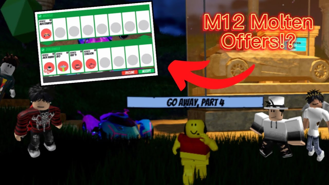 Rating peoples offers for M12 MOLTEN! (Jailbreak Trading 🔄 #4)