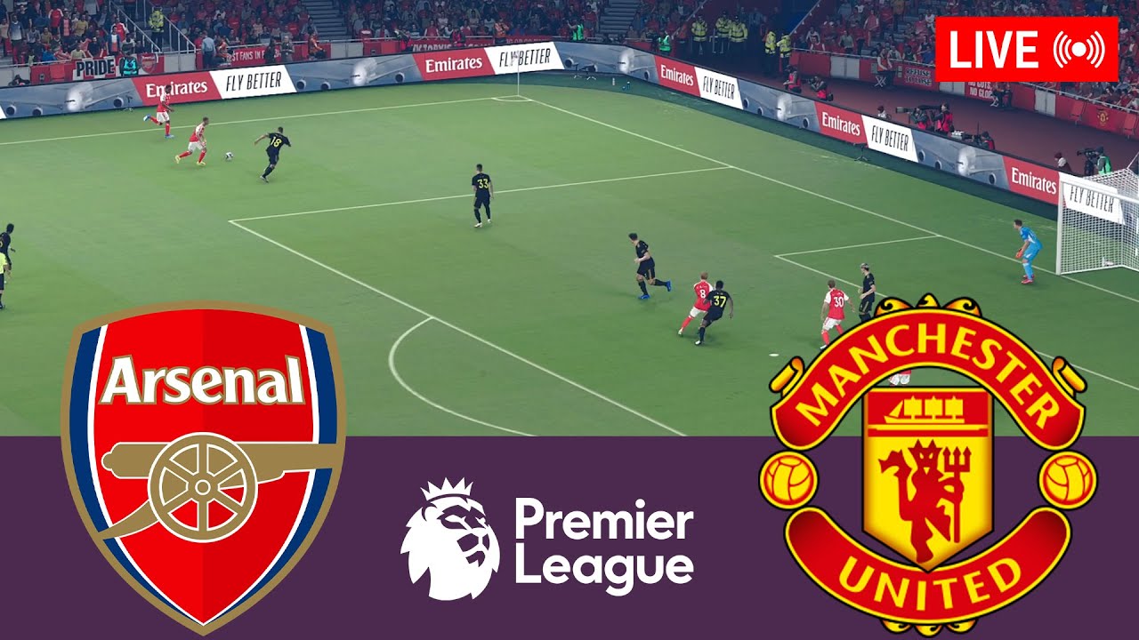 🔴Arsenal vs Manchester United LIVE⚽ Premier League 2025/2026 Full Match - Simulation Video Games