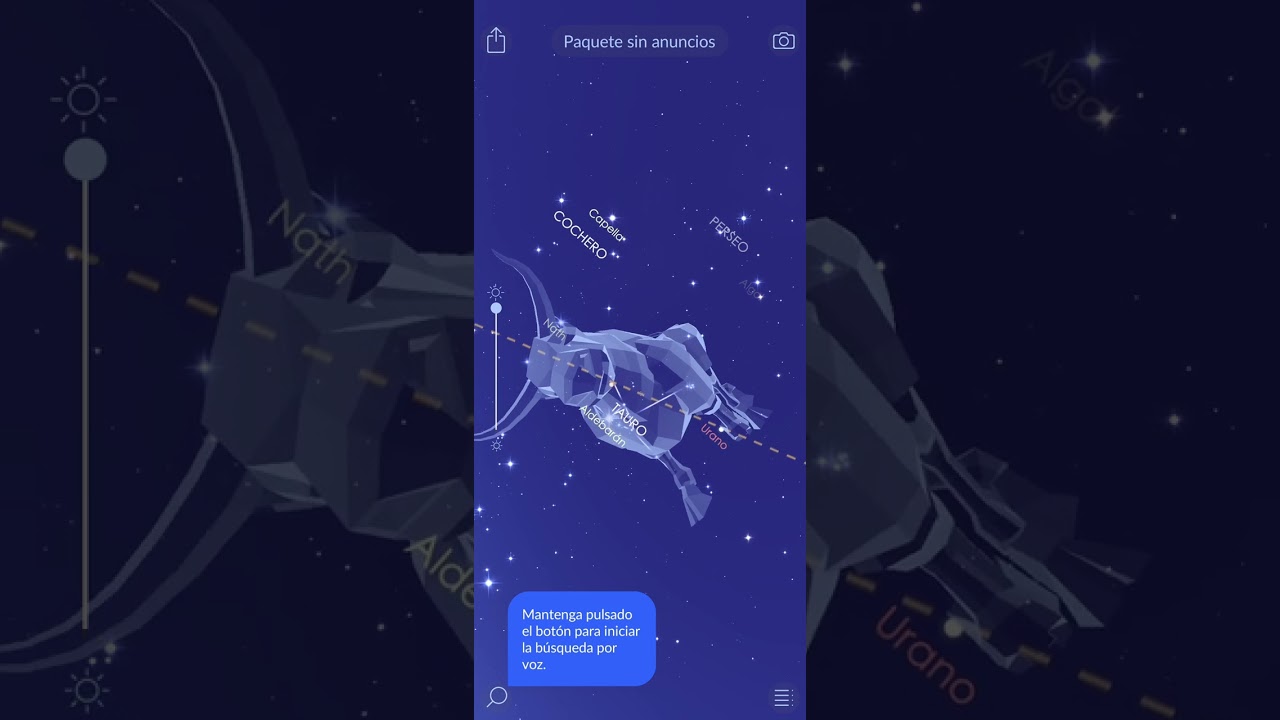 Star Walk 2. Aplicación del Universo