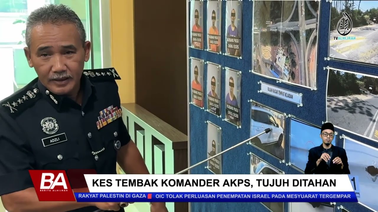 KES TEMBAK KOMANDER AKPS, TUJUH DITAHAN