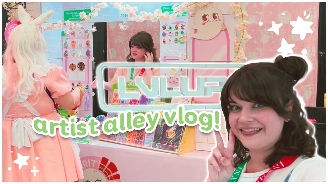 ARTIST ALLEY VLOG 👾 LVL UP Expo Las Vegas!