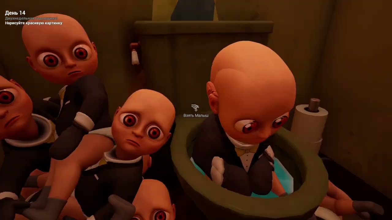 СОЗДАЛ 100 ХАСТУРОВ И ТУАЛЕТ В ИГРЕ The Baby In Yellow