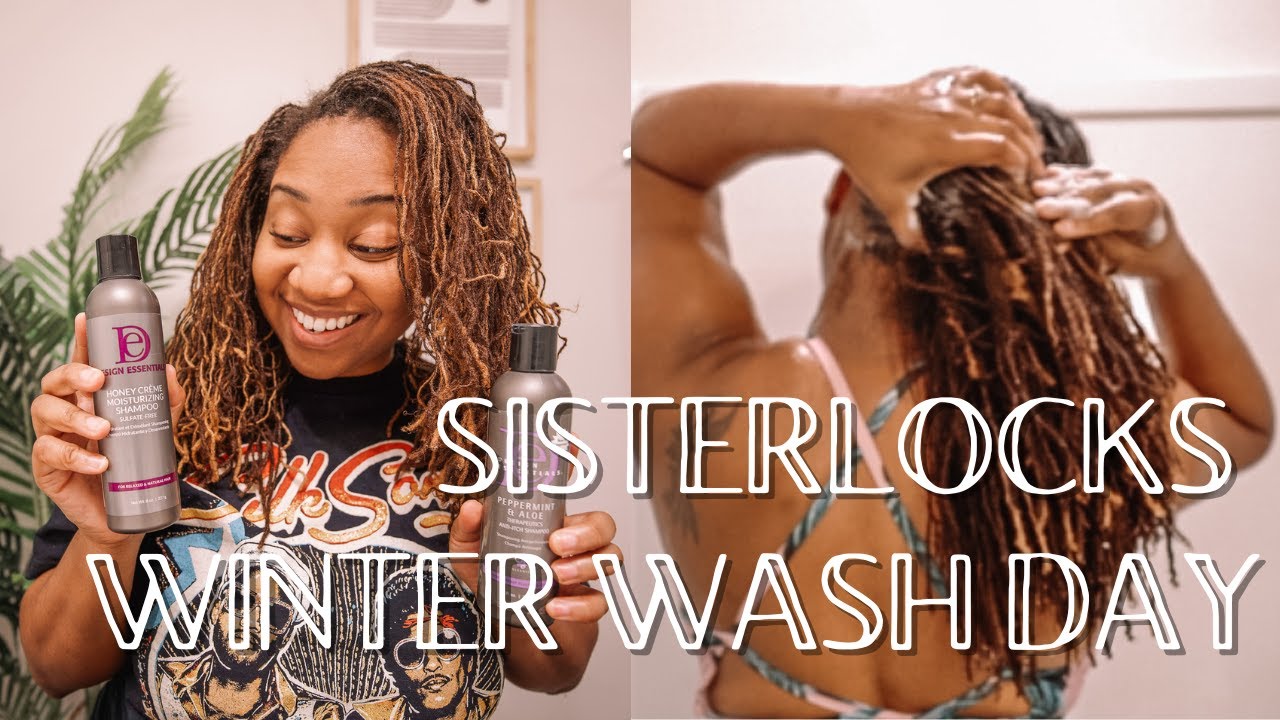Sisterlocks Wash Day: Winter Routine for Colored Sisterlocks