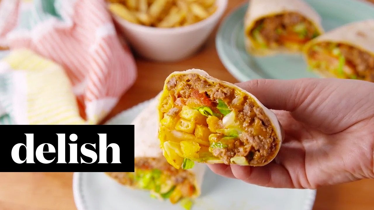Burgerrito | Delish