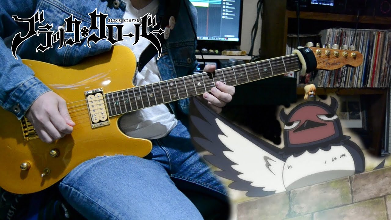 Black Clover OP 3 『Black Rover - Vickeblanka 』{TABS} Guitar Cover ブラッククローバー