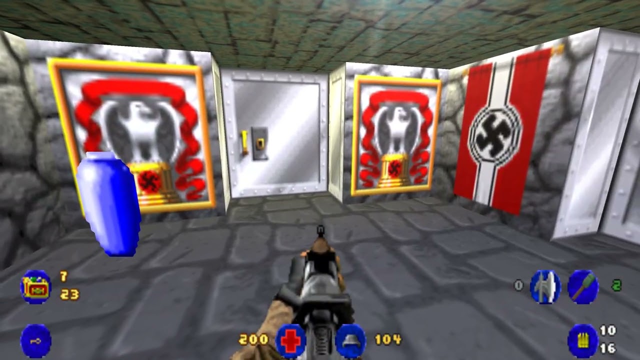 Brutal Wolfenstein 3D (2014) Episode 7: Spear of Destiny Retro Game Session