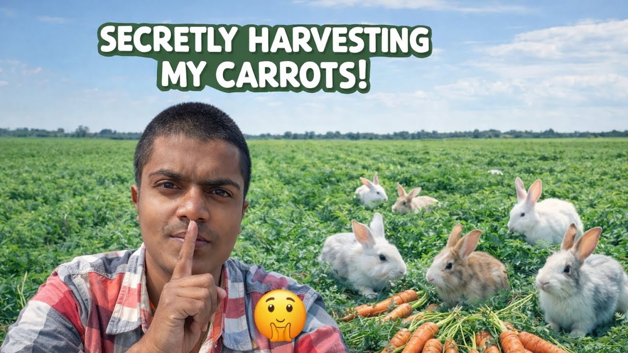 गाजर के खेत में चोरी हो गई || Bihar Farmers || Agriculture Vlogger|| #viral #vlog #agriculture  
