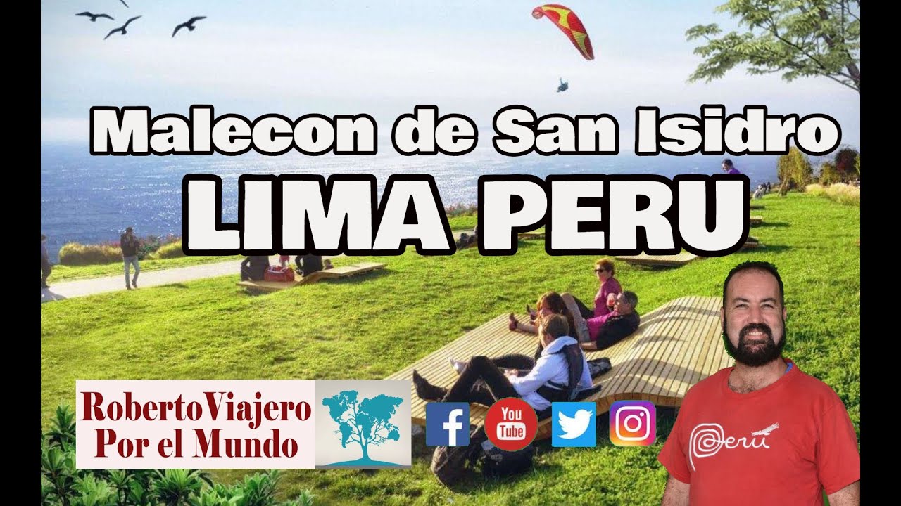 As&iacute; es el MALECON DE SAN ISIDRO. Lima, Per&uacute;.