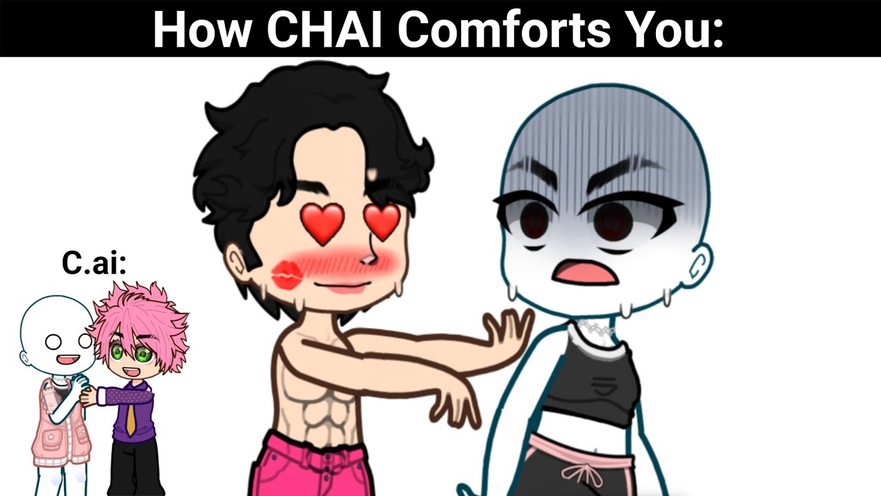 Как C.ai успокаивает вас VS Как CHAI успокаивает вас 💀