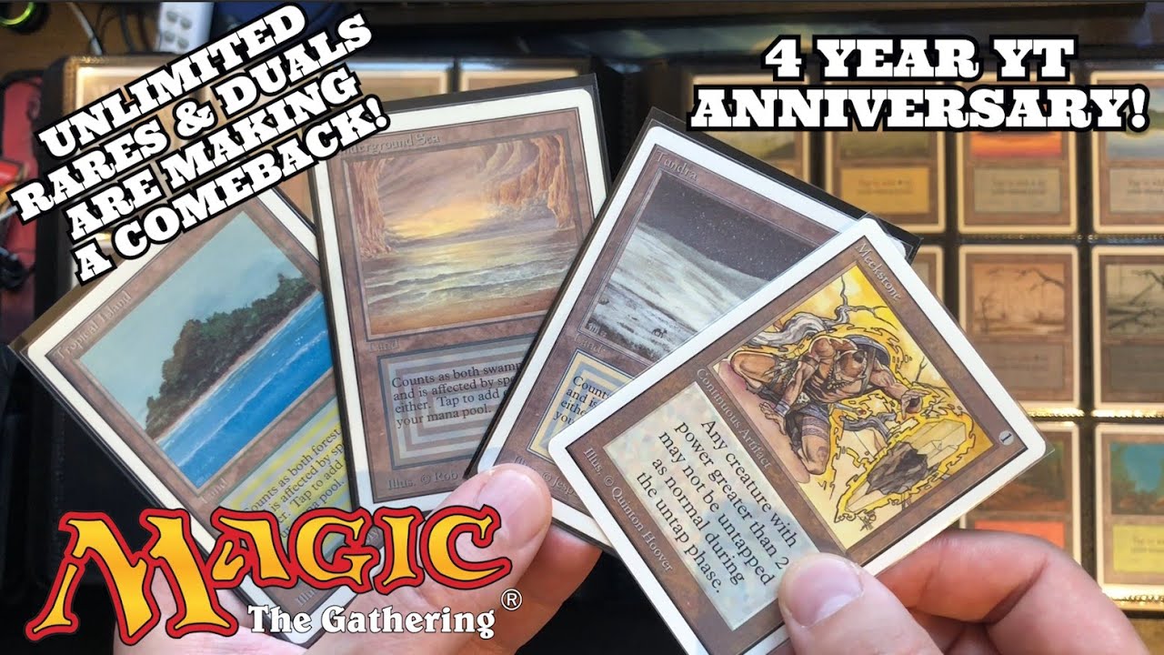 MTG | Unlimited Rares And Dual Lands Are Making A Comeback!