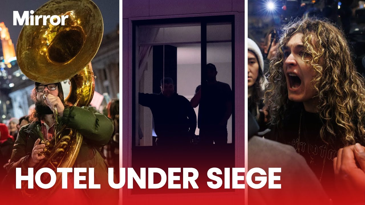 Chaos ERUPTS outside Minneapolis hotel where border patrol chief is staying