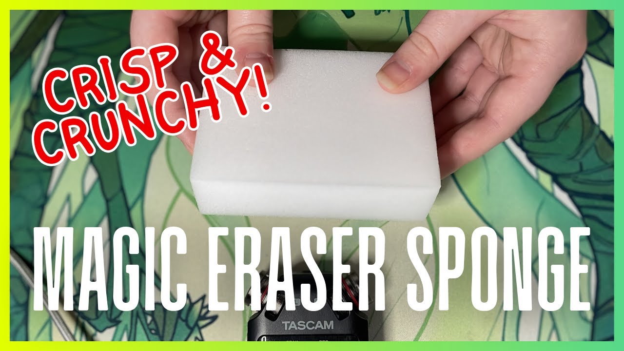 ASMR Magic Eraser Sponge | Scratching, Ripping, Stabbing | No Talking