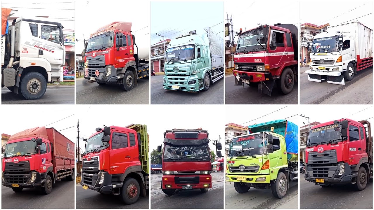 Kumpulan Truk Sangar Besar Mantap