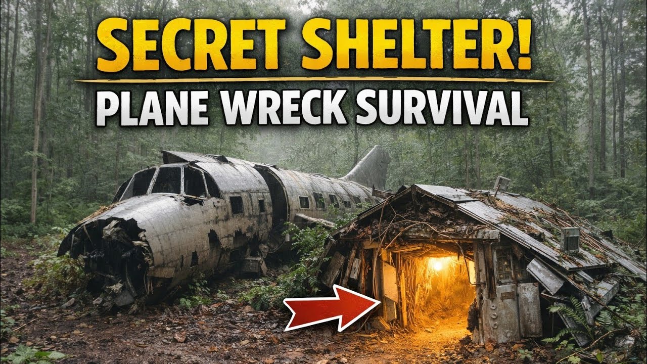 Plane Crashed in the Forest – Built From the Wreckage