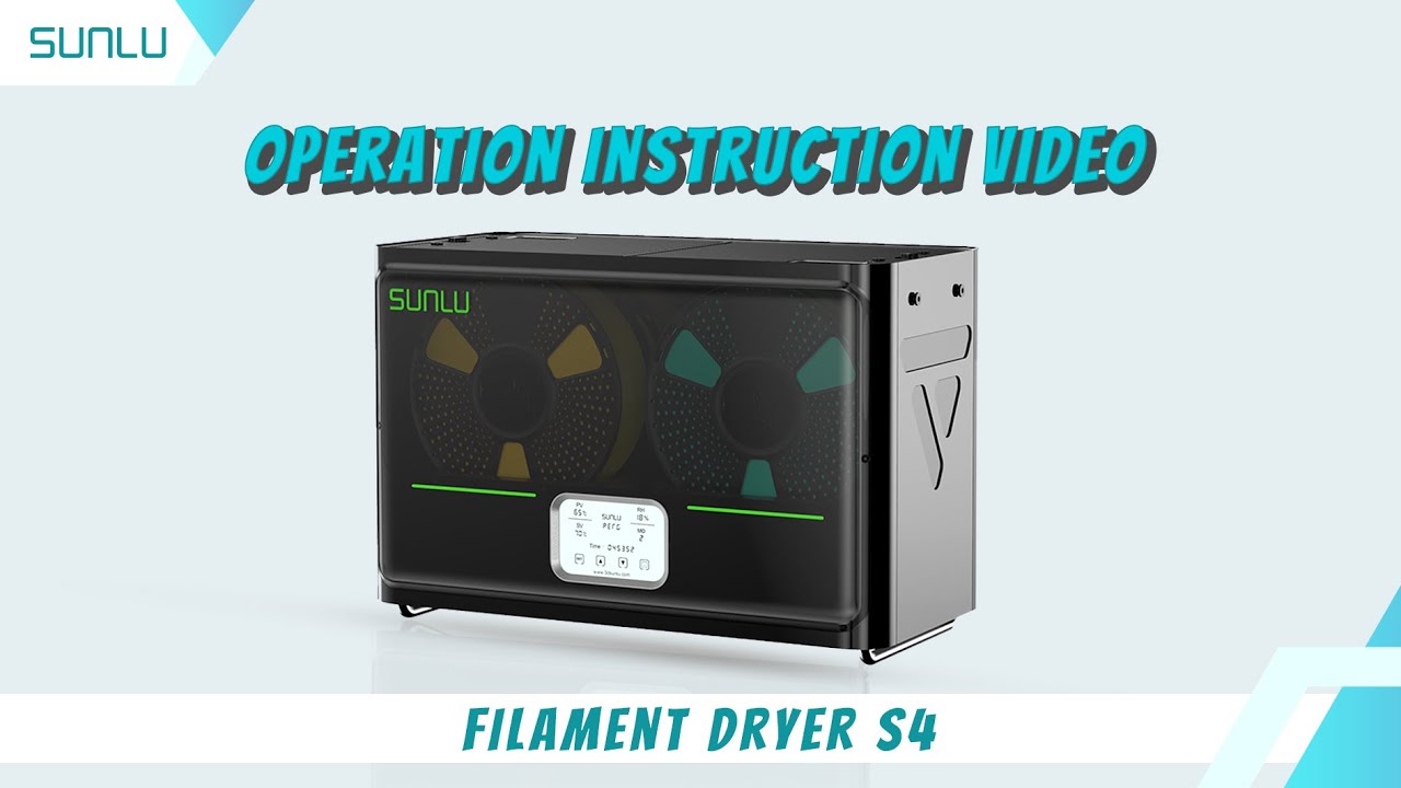 SUNLU FilaDryer S4 Operation Instruction Video