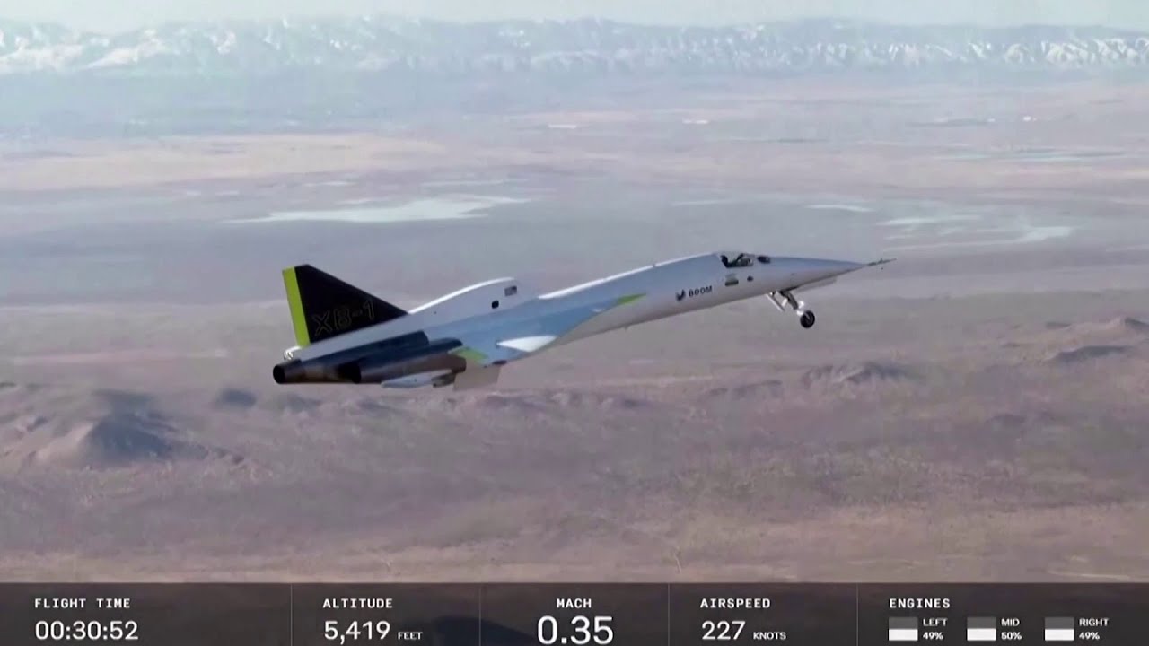 Luftfahrt: Boom Supersonic gelingt Testflug mit &Uuml;berschallgeschwindigkeit