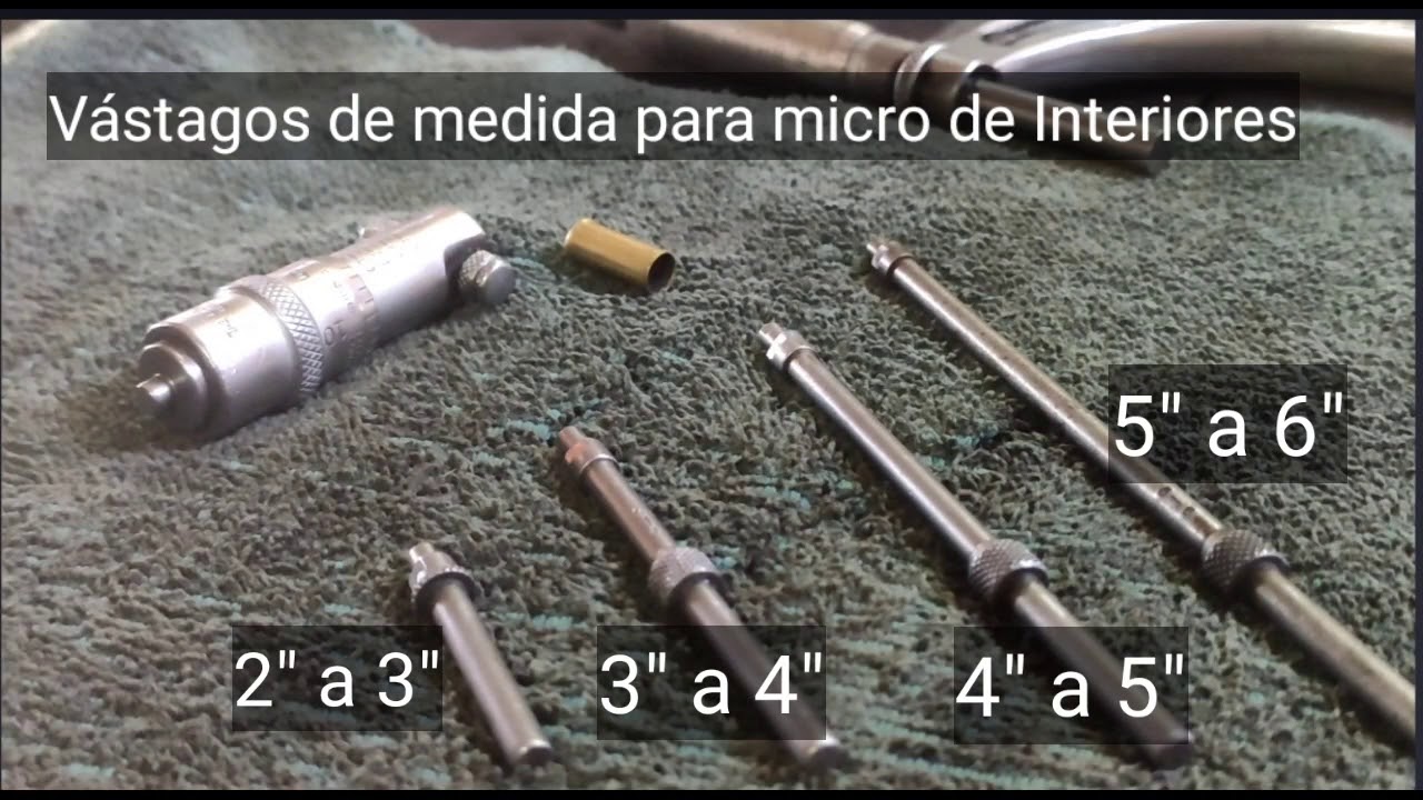 Micrómetro de Interiores (Ratón) - Interior Micrometer ( Clasificación y Ejemplos Reales)