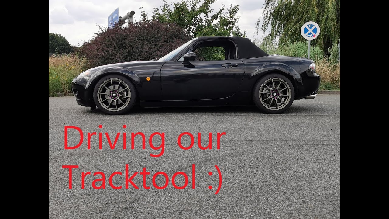 Driving our Tracktool Mazda MX 5 NC POV on Country Road/Landstraße